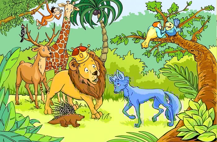 king of the jungle story for kids